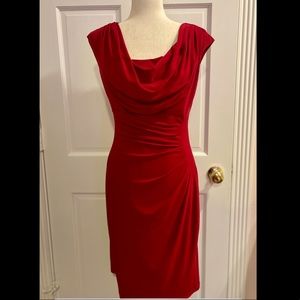 Ralph Lauren red cocktail dress!